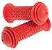 Prometheus Kids Bike Grips 1 Pair in red | with Safety BAR END Pads | Also for Balance Bike and Scooter | 22 mm Handlebar Grips | Child Safety Grip with Safety Impact Ends | Edition 2018