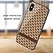Case Compatible with iPhone Xs Max,Luhuanx Tempered Glass Case Back + TPU Frame Hybrid Perfect Fit Shell Slim Case For iPhone Xs Max in 6.5 inch,Anti-Scratch (Drop)2018 new design case (Lattice03)