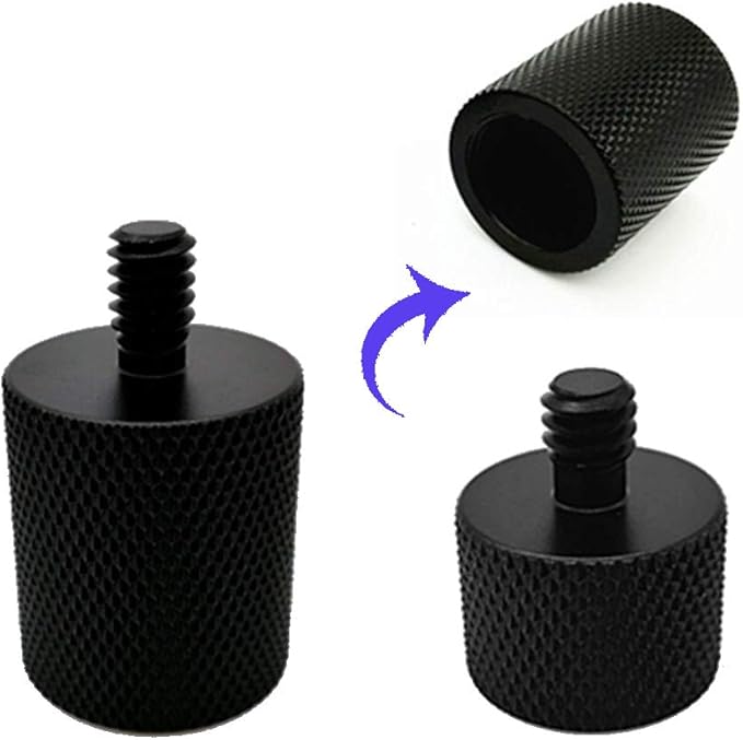 Mic Screw Adapter Microphone Stand Screw 1/4" Male to 5/8