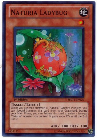 Yu-Gi-Oh! - Naturia Ladybug (HA04-EN020) - Hidden Arsenal 4: Trishulas Triumph - 1st Edition - Super Rare