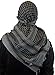 Zephyr Shemagh Tactical Desert Scarf - Grey/Black