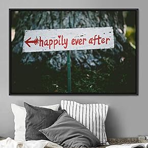 signwin Framed Canvas Wall Art Pressed Quotes 3D...