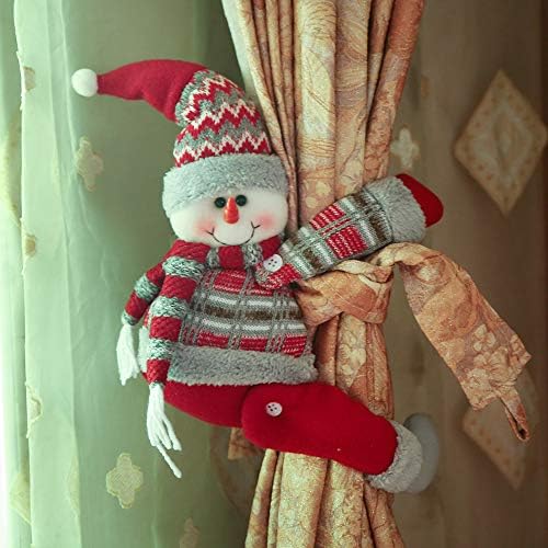 Christmas Curtain Buckle, Cute Cartoon Doll Curtain Buckle Window Decoration Home Decors Christmas Decorations