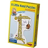 HABA Little Hand Puzzles Construction  (2,3,4 pc) - 6 Puzzles for Ages 2 and Up (Made in Germany)