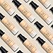EX1 Cosmetics Delete Fluide Full Coverage Liquid Concealer Makeup Shade 1.0- Vegan, Oil free with Ultra-Blendable Formula for Seamless Finish