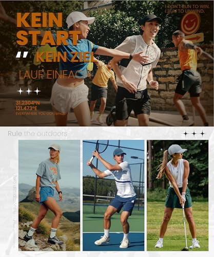 YANIKY Baseball Cap Men Women Summer Baseball Cap with UV Protection Breathable Sports Cap Outdoor Sun Hat Adjustable Quick-Drying Running Hat