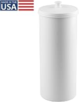 InterDesign iDesign Kent Freestanding Toilet Roll Holder White 3 Spare Rolls view 2