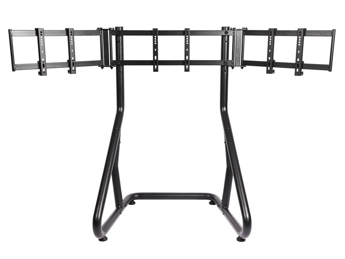 Photo 1 of ***FACTORY SEALED***
Monoprice GT Triple Monitor Racing Mount - Holds Up to Three 32 Inch Monitors Weighing Up to 22 Lbs. Each, Up To 200x200 VESA, All-Metal Construction - Dark Matter Series