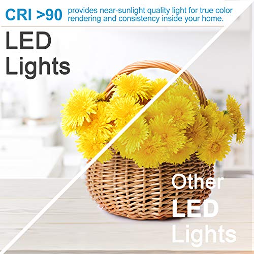 YGS-Tech Ultra Thin LED Under Cabinet Lighting, Dimmable Under Counter Lighting, 10W 600LM CRI90, Daylight White 5000K, All Accessories Included, 2 Pack - Thumbnail 4