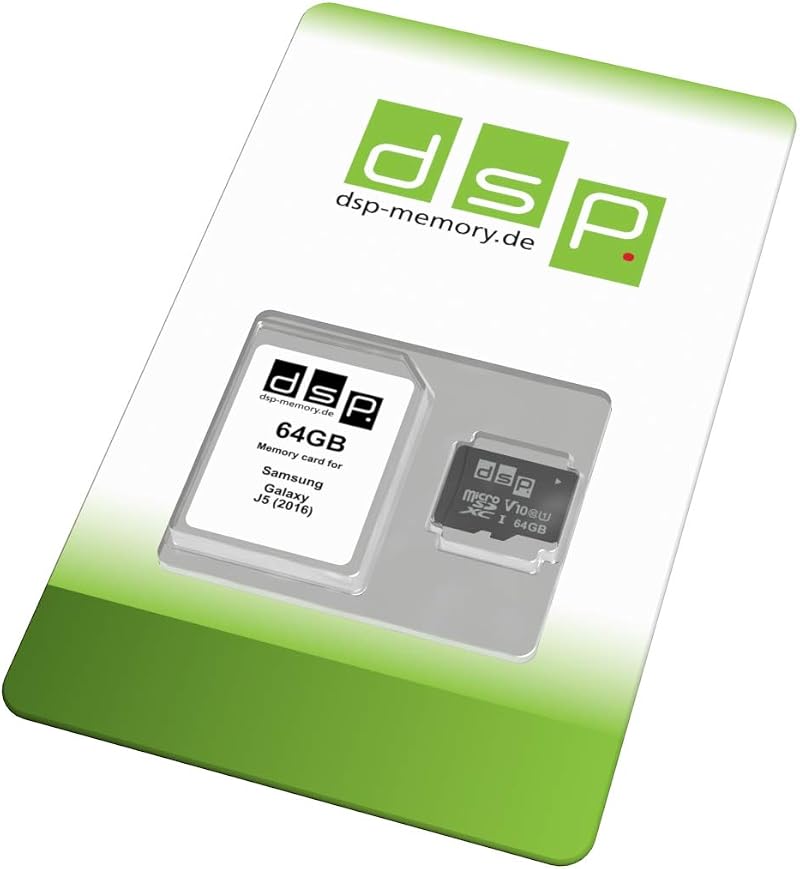DSP 64GB Memory Card Class 10 for Samsung Galaxy J5 (2016) UK