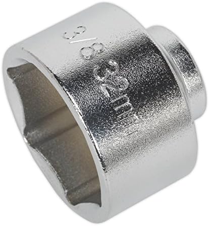 Sealey Sx113 Low Profile Oil Filter Socket 32Mm 3/8Sq Drive, Silver