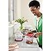 Rubbermaid Easy Find Lids Meal Prep Food Storage Containers, 60-Piece Set, Racer Red