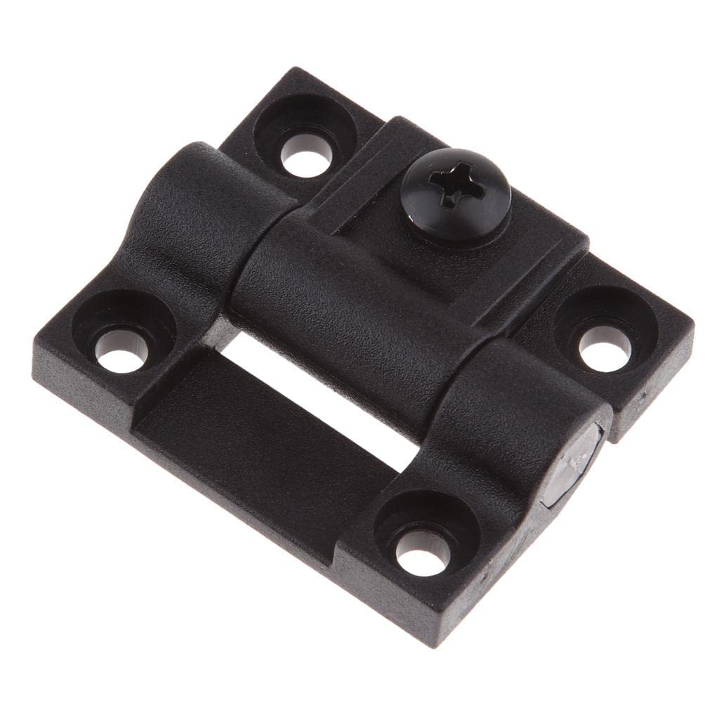 zalati Hinge with 4 Holes Replacement for Door Position Control #E6301-20 Black