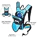 Atlapa Sports Lightweight Hydration Backpack 2L TPU Leak Proof Water Bladder Insulated Pocket Cold Storage Padded Shoulder Adjustable Straps Daypack for Hiking Skiing Running Cycling