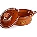 Ancient Cookware, Mexican Clay Lidded Cazuela Pot, Small, Terracotta, 1.25 Quarts