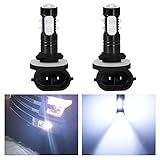 YITAMOTOR 2 X 881 50W High Power LED Fog Driving DRL 7000K White Lights 886 889 894 12V-24V
