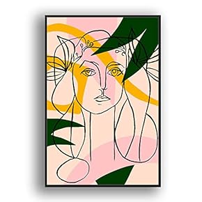 Framed Canvas Wall Art for Living Room,...