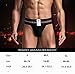Arjen Kroos Men's Jockstrap Underwear Breathable Mesh Athletic Supporter Jock Straps,C2-BLACK-AK7004,Medium