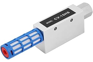 Akozon Vacuum Ejector CV-15HS Pneumatic Air Exhaust Vacuum Generator Ejector with