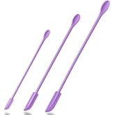 3 Pack Silicone Makeup Spatula Set, Mini Cosmetic Cream Scraper Tools