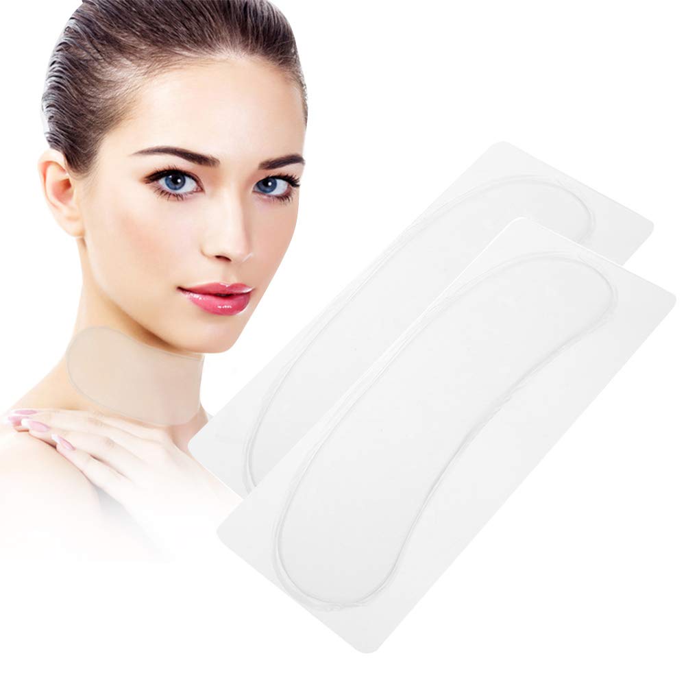 Anti-Wrinkle Neck Care Pad, Reusable Washable Overnight Smoothing Silicone Masks Neck Tape Neckline Patch For Neck Wrinkles Prevention, Skin Firming, Discolorations Whitening and M