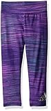 adidas Little Girls' Performance Tight Legging, Speed Heather Print, 6