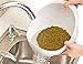 Japanese Design 2.1Qt (2L) Rice Washer Strainer Colanders for Vegetable, Bean, Fruit, Pasta (Small, White)