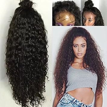 Amazon Com Ever Beauty Hair Full Lace Human Hair Wigs Deep Curly