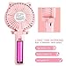 TriPole Mini Handheld Fan 2600mAh Battery Operated Fan 3 Speed Adjustable USB Rechargeable Small Portable Personal Fan Foldable Stroller Desk Table Fan for Kids Girls Woman Home Office Outdoor Travel