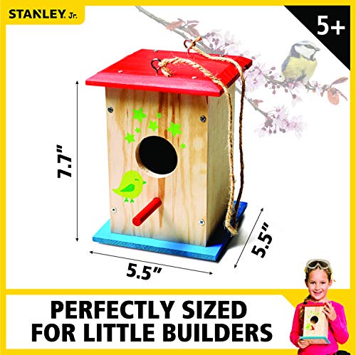 Stanley Jr DIY Bird House Kit for Kids and Adults - Easy Assembly Paint