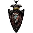 AttractionOil.com New Red Wolf Arrowhead Necklace
