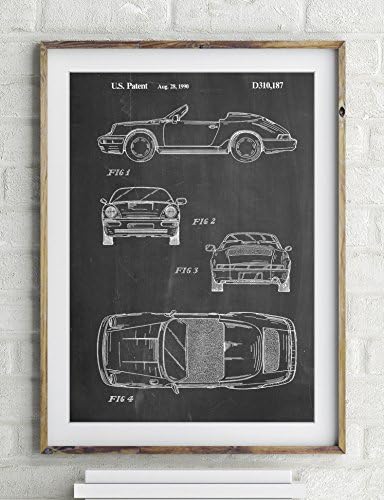 Porsche 911 Carrera 4 Convertible Patent Art