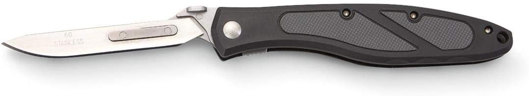 Havalon Piranta Z Folding Blade Skinning Knife, 2.75" Blade