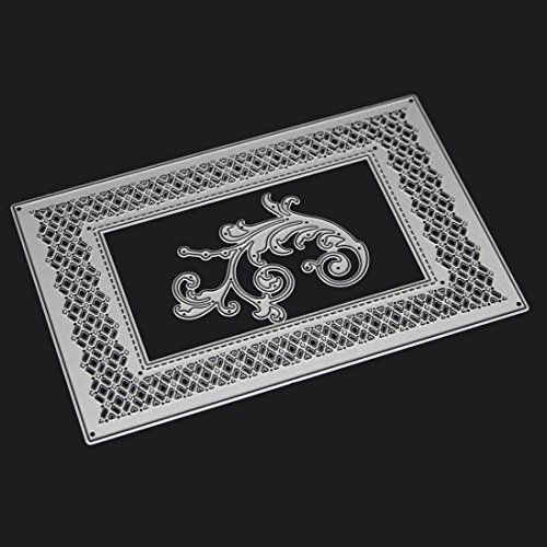 Fabal Metal Cutting Dies Stencils for DIY Scrapbooking Dies Metal Embossing Folder Craft Card Album Decoration (L)