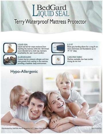 BedGard Liquid Seal Terry Mattress Pad Protector - California King