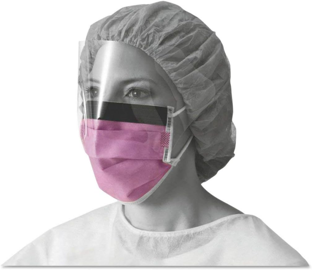 MIINON27410EL - Size : Universal - Medline Prohibit Mask with Eyeshield - Box of 25