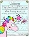 Unicorn Handwriting Practice: Letter Tracing Workbook (Little Learner Workbooks) by Little Learner Workbooks, Antony Briggs