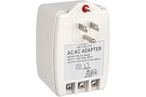 WUYELIN 18V 50VA Alarm Systems Security Gate and Doorbell Transformer,Plug in Transformer Compatible with All Versions of Doorbell ，Gate Opener Replacement Transformer for Automatic gate openers FM500 FM502