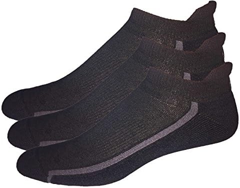 Mens 3-Pack No Show Tab Golf Socks