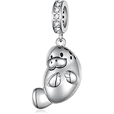 Cujiesp Manatee Gifts 925 Sterling Silver Manatee Charm Manatee Jewelry Manatee Ornament for Women Manatee Lover