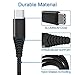 USB Type C Cable,LELONG (2pack,6ft) 90 Degree Right Angle Durable Nylon Braided Fast Charger Cord Compatible Samsung Galaxy S10 S10+ S9 S8 Plus Note 9 8,Moto Z,LG V30 G6 G5,Nintendo Switch and More