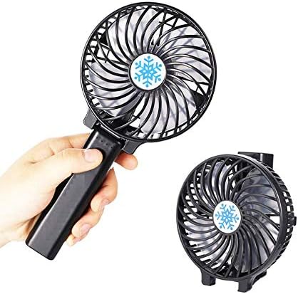 Maxxlite Hand Held Mini USB fan Portable Foldable Fan Handy fan - Air Cooling Plastic Small Fan, Color May Vary