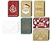36-Pack Merry Christmas Greeting Cards Bulk Box Set - Winter Holiday Xmas Greeting Cards with Flat Illustrations, Envelopes Included, 4 x 6 Inches