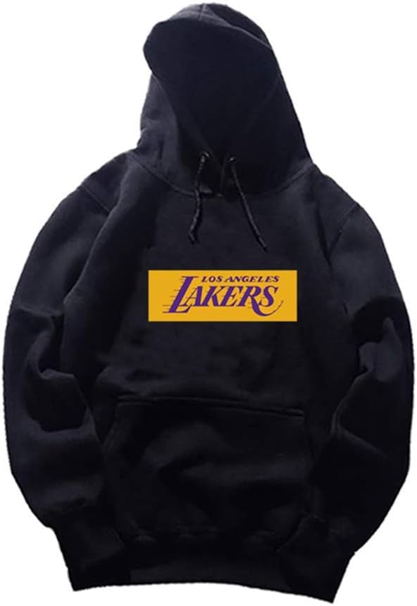 Fsbyb Los Angeles Lakers Hooded Sweater Male Sports Student Basketball Long Sleeved Hoodie Training Suit Black M Amazon Co Uk Kitchen Home