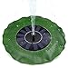 Ankway Solar Fountain for Birdbath Solar Fountain Pump Submersible Outdoor Solar Water Pump for Pond Bird Bath Yard Garden Aquarium 1.4W Green Lotus-Leaf Solar Powered Fountain Pump Kit