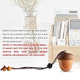 RoyAroma Wooden Acorn Essential Oil Car Diffuser Air Freshener Hang Decoration