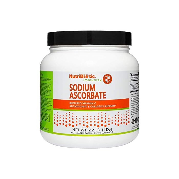 NutriBiotic - Sodium Ascorbate Buffered Vitamin C Powder, 2.2 Lb | Vegan, Non-Acidic & Easier on Digestion Than Ascorbic…