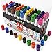 Arteza Dry Erase Markers, White Board Pens, 12 Colors, Multicolor, Set of 48
