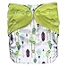 EcoAble Baby Charcoal Bamboo All-In-One AIO Cloth Diaper w/ Pocket, Size 10-35Lb (Arrow)