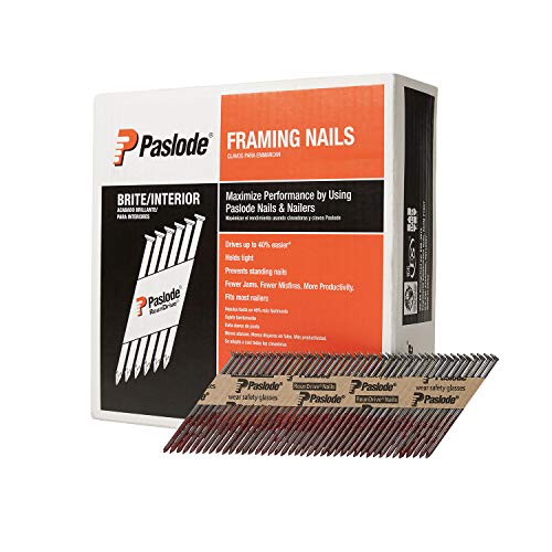 Paslode, Framing Nails, 650836, 30 Degree RounDrive Brite, 3 Inch X